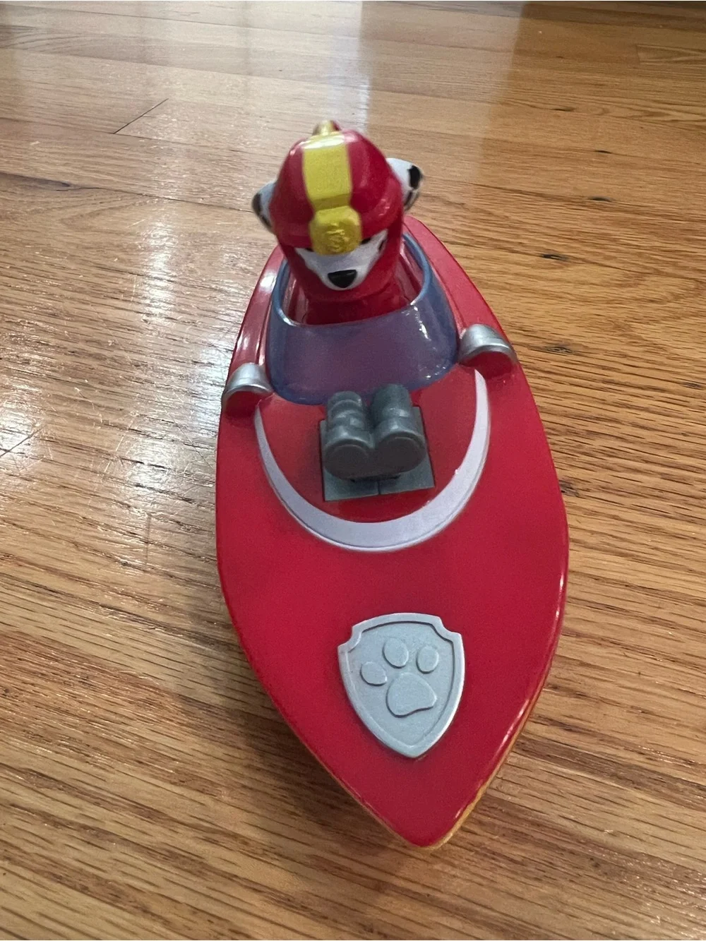 SwimWays PAW Patrol Wind-Up Rescue Boat featuring Marshall